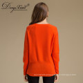 Fábrica de alta qualidade Erdos em volta do pescoço Cor cor-de-laranja suéter com data de entrega rápida